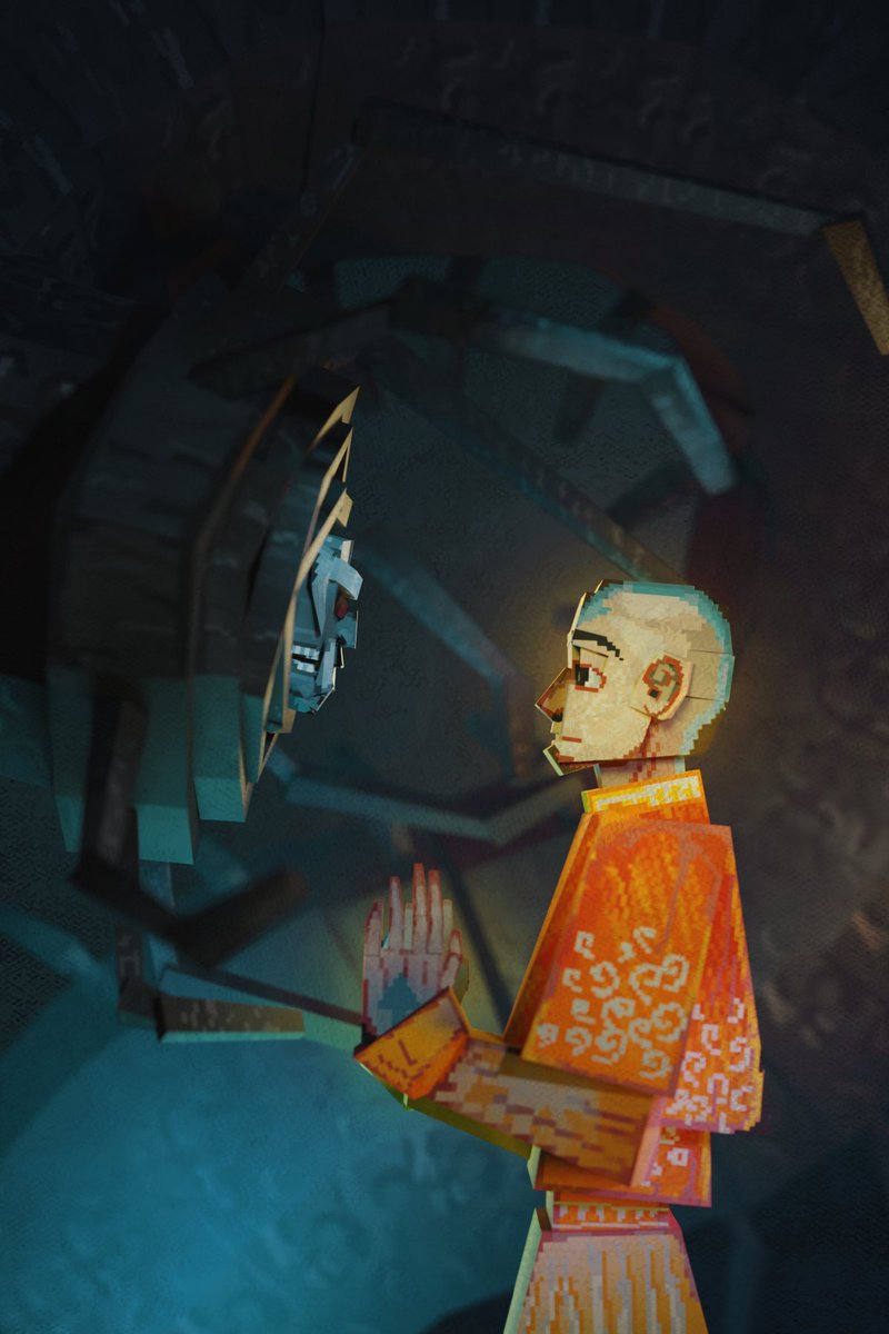 🏵️I decided to post the old avatar model again. I really love this cartoon, and since the netflix adaptation has now taken place, I will make a post!

👹Made in <a href="/blockbench/">Blockbench</a>

#lowpoly #3d #Minecraft #AvatarNetflix #Blockbench #AvatarTheLastAirbender #Pixel #2d