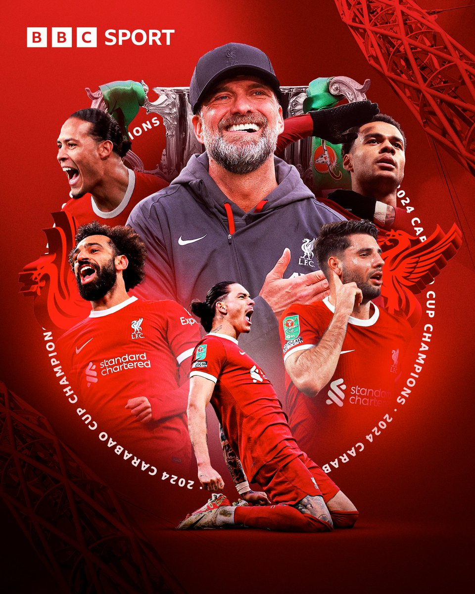 LIVERPOOL HAVE WON THE CARABAO CUP! 🏆 

#BBCFootball #CHELIV