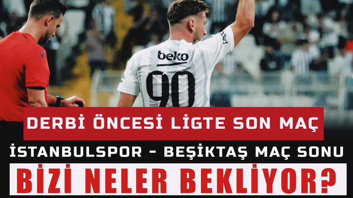 🚨 MAÇ SONU YAYINI CANLI 🚨

Maçtan hemen sonra derbi öncesi Beşiktaş'ın son maçını değerlendireceğiz ! @NedimGungor
@tolgasafakk 
Canlı Yayın için tıkla 👇
youtu.be/M_6NBpvJa2M