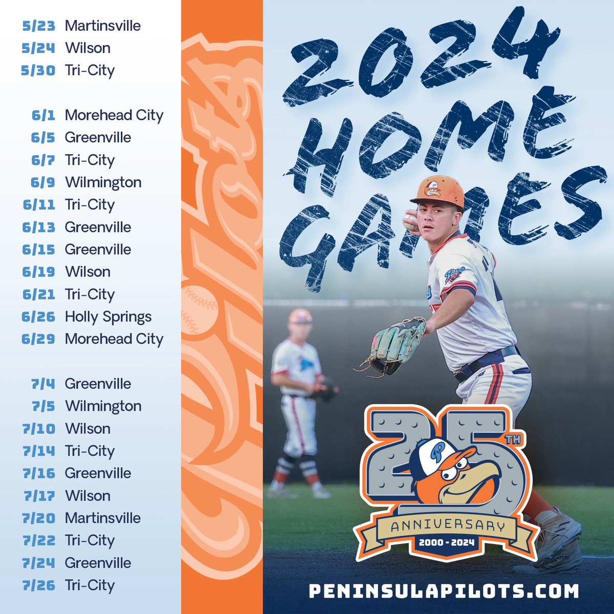 Get ready for take off! Charting a course for victory! Check out our 2024 Peninsula Pilots schedule and join us as we soar to new heights! ✈️⚾ #PeninsulaPilots #FYP