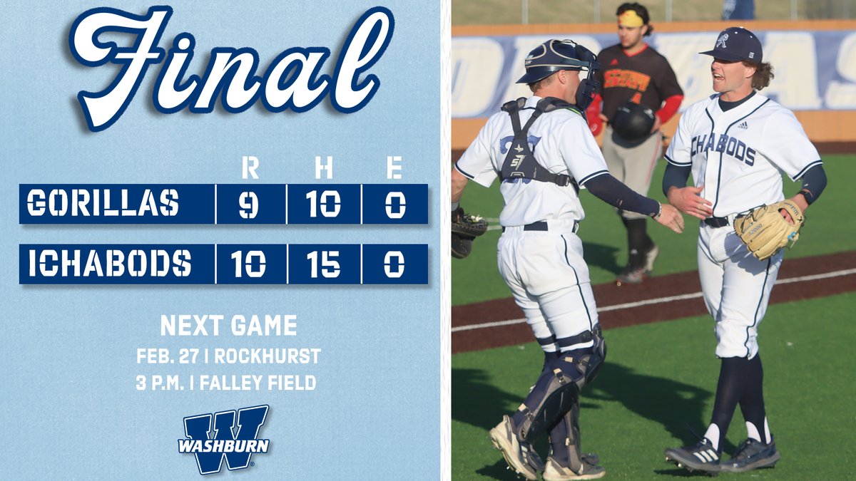 FINAL | Priest's three-run shot sent it to extras and Cash Jay walks it off with a double in the 10th inning! Bressler picked up the win in the eight run comeback! #GoBods