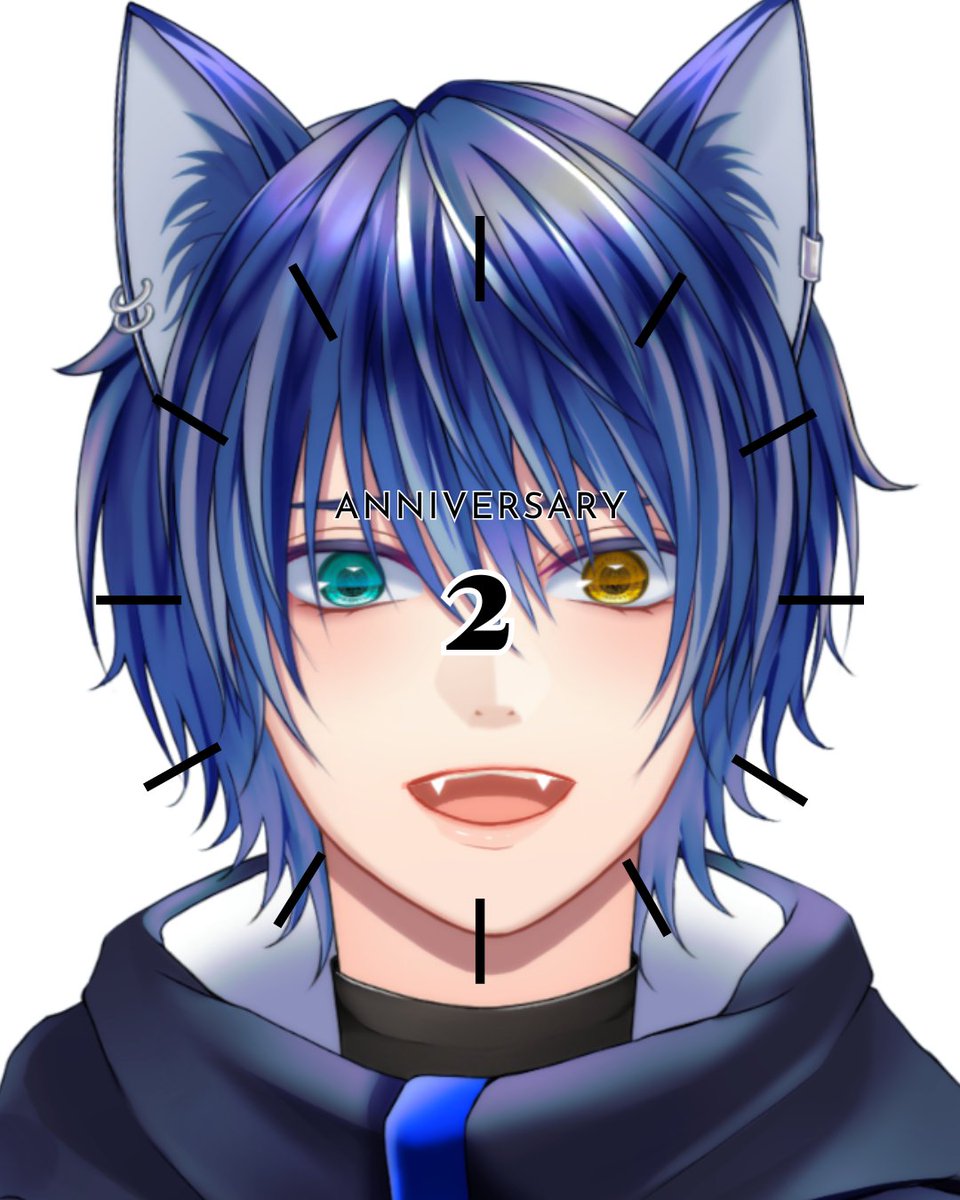 magami_howl's tweet image. おはうる🐺
実は明日二周年なんだよね✌✌✌
だから24時から好きな曲で二周年弾き語り配信するど!!!
#弾き語り #おはようVtuber
