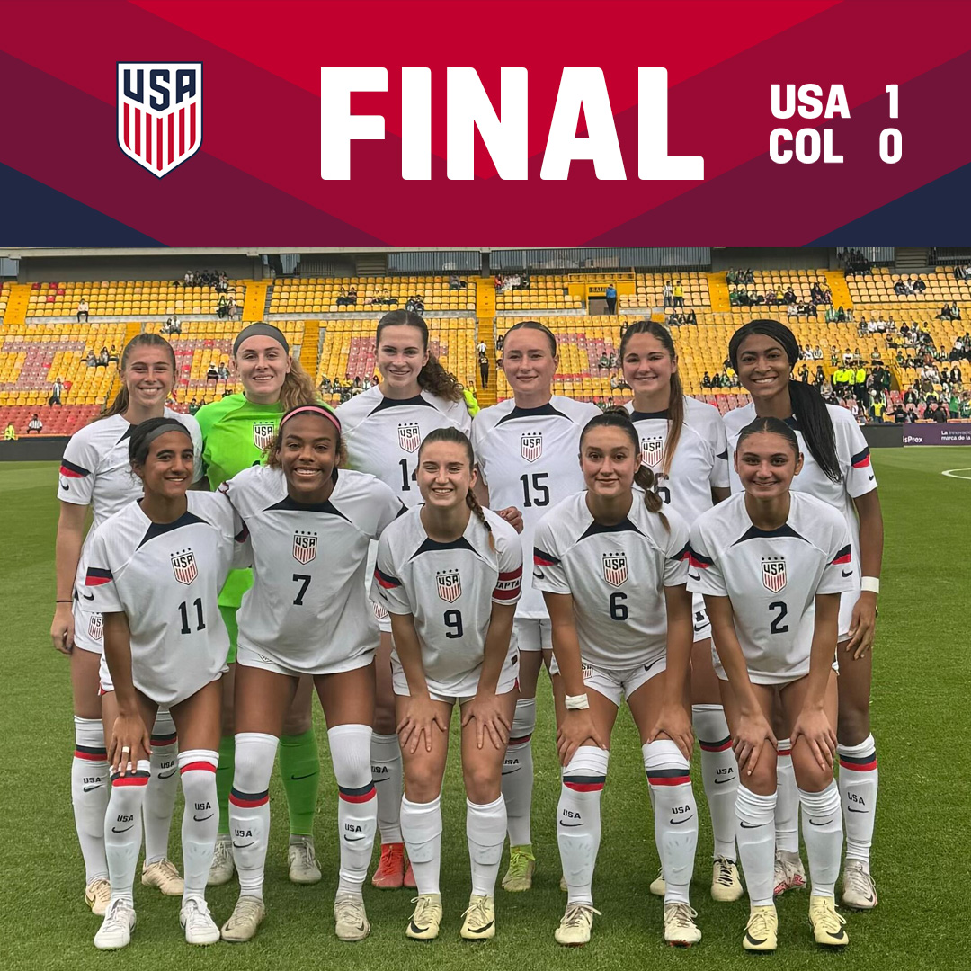 Pietra Tordin, in her first U-20 cap, bags a 92nd minute game-winner in Bogota! #U20WYNT