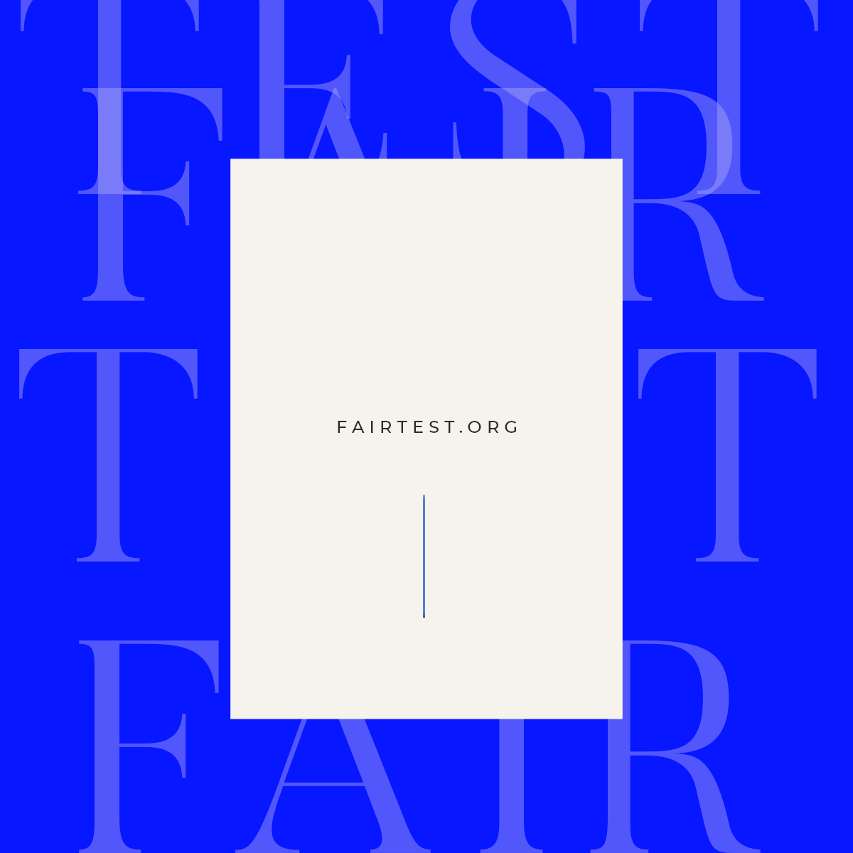 FairTest tweet media