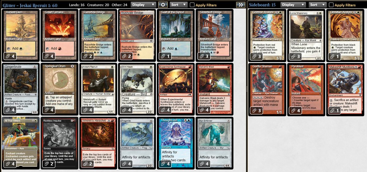 Top2 at IPT Pauper Paradise! (61 players)
I had to miss my train to play it out. Never split 🫡.
Munitions was MVP in the top8!
Matchups below.
VOD here: twitch.tv/videos/2073264…