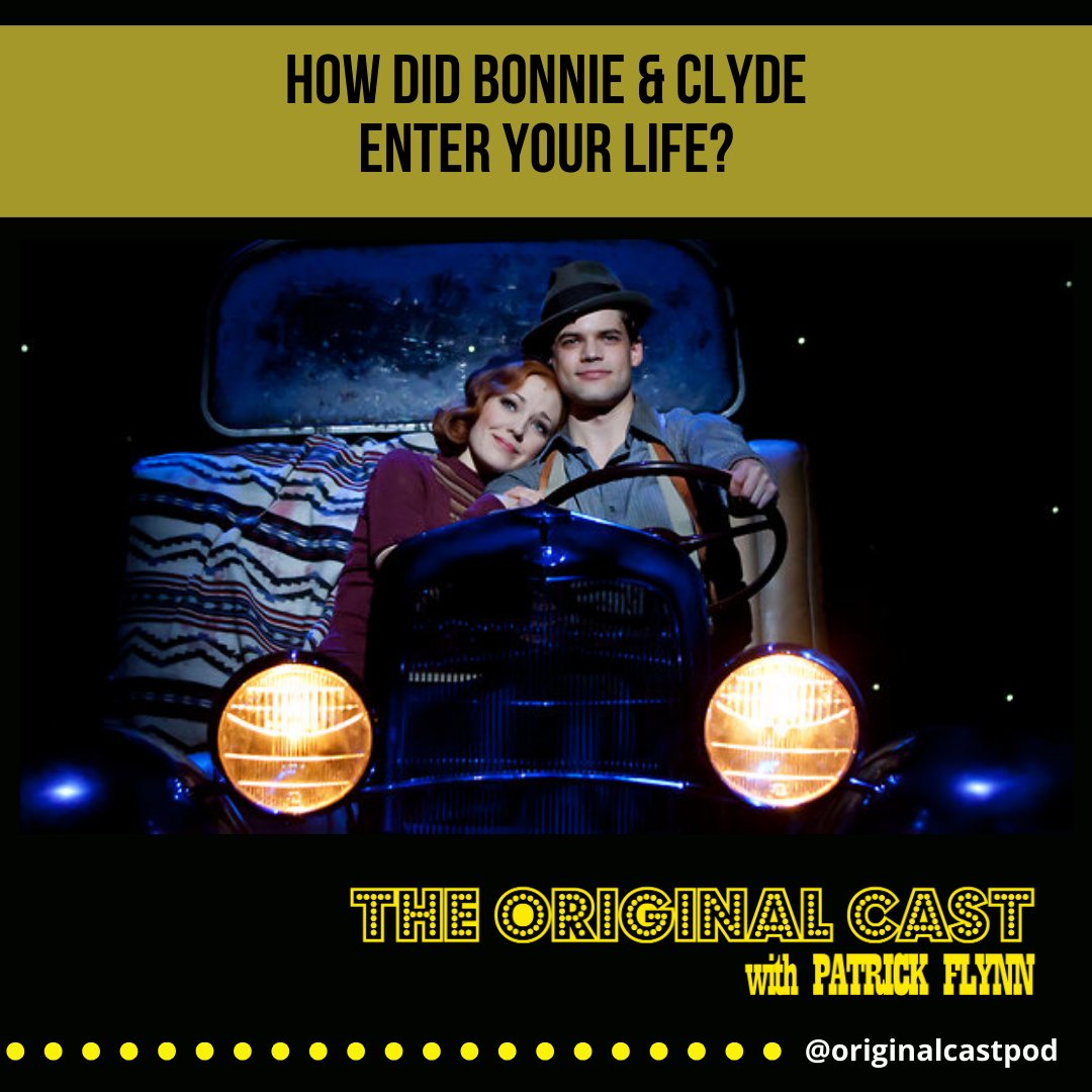 OriginalCastPod's tweet image. How did Bonnie &amp;amp; Clyde enter your life? 🎼

Find our latest episode with Bruce Robert Harris here:
linktr.ee/originalcastpod