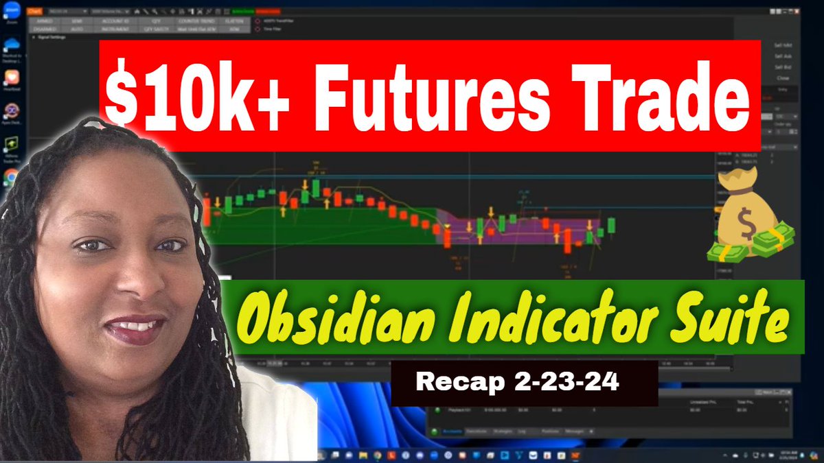QueenGeek's tweet image. Unlocking $10k+ With Obsidian Indicators: Recap From 2-23-24! youtu.be/qSUpPb7kSRM