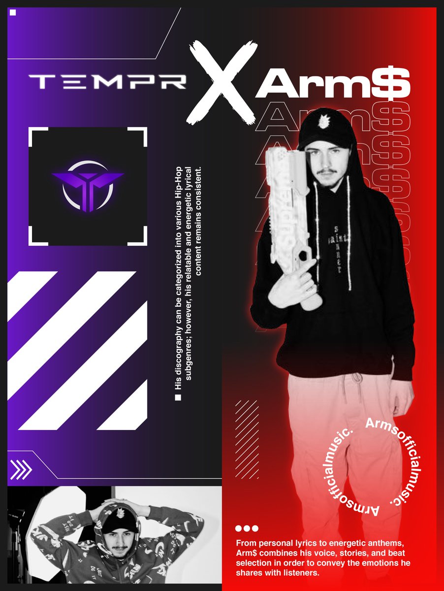 😈Tempr X Arm$😈

Its more than just gaming; It's more than a collab; It's a movement.💯

🔥Welcome Arm$🔥

Links below!⏬

#TemprTakeover #NewEraTempr #TEMPRGG #TemprFam #gamingcommunity #musicindustry #music