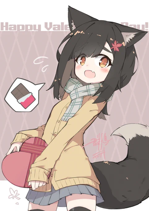 バレンタインの絵です 