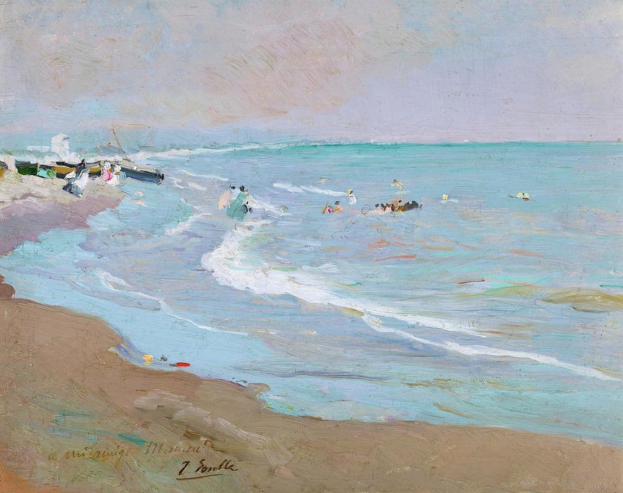 Joaquín Sorolla's seashore paintings