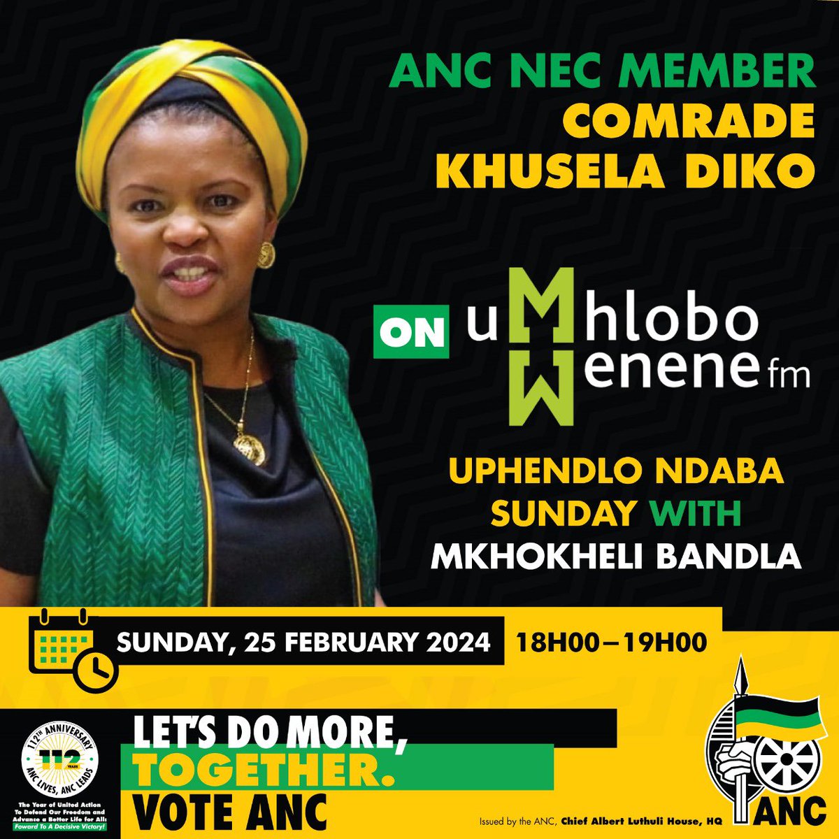 Khusela Diko🇿🇦 tweet media