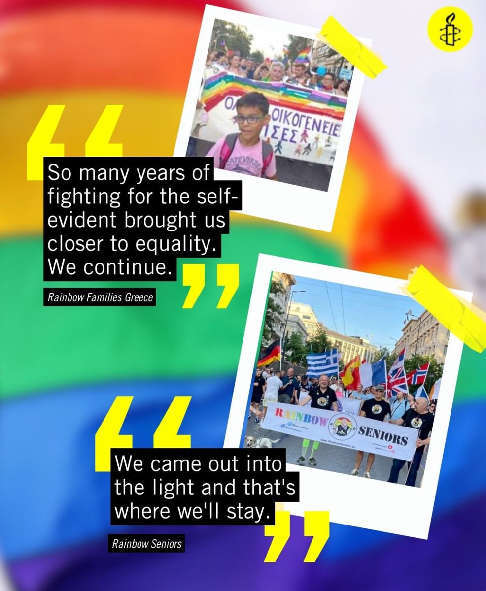 I Really Love This ❤️🏳️‍🌈

Good news 🎉
Same-sex marriage has been legalised in Greece just to ensure the swift and effective implementation of the new legislation and also introduce further legislative changes to guarantee full equality for LGBTQ + families.
#lgbtqia
#pride2024