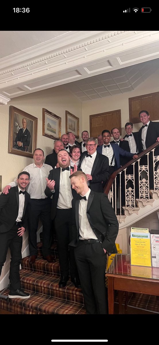 Huge thanks to all for attending our annual dinner and dance last night and particular thanks to @romfordgolfclub for hosting.  Less than two months until the season starts! 💛🖤
