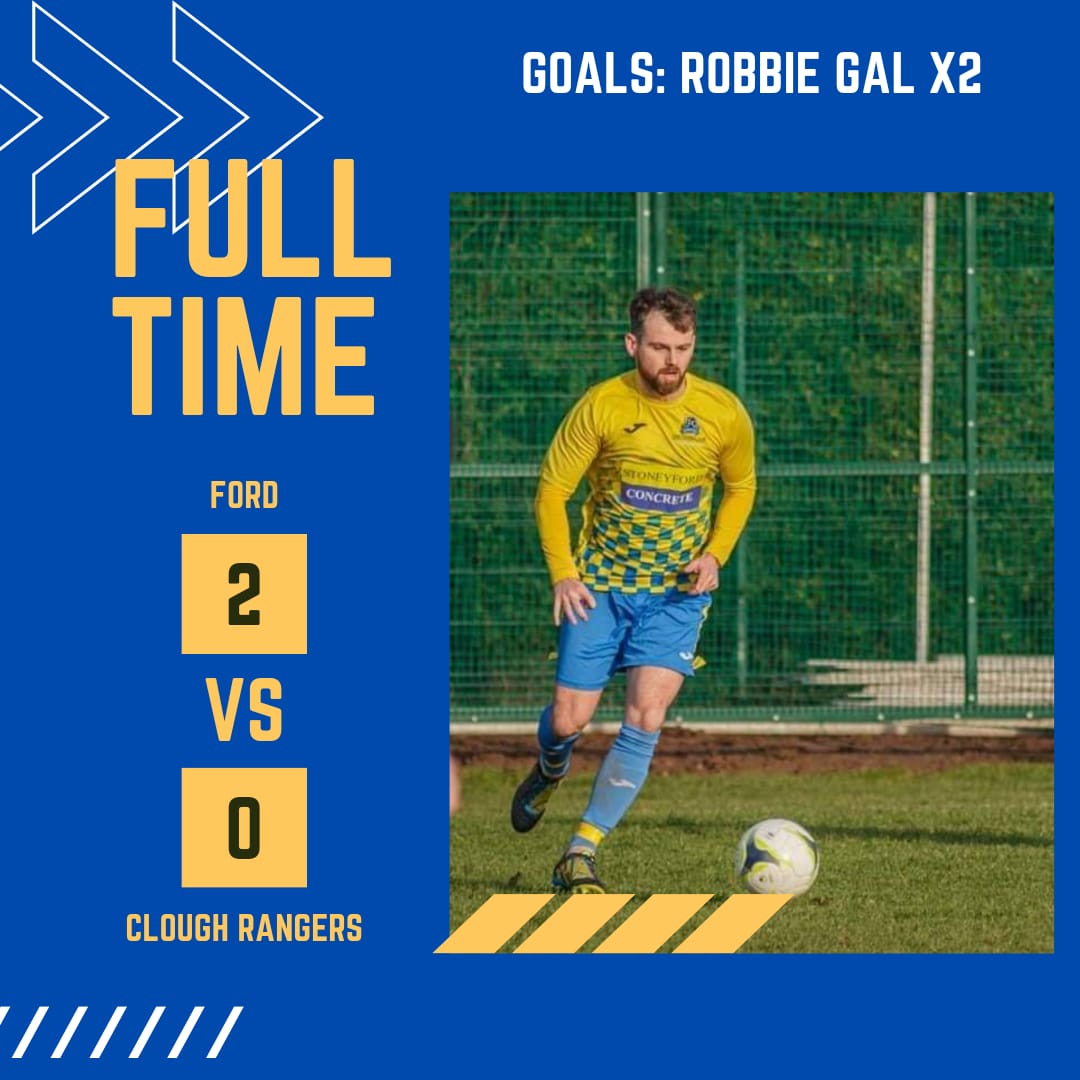 ⚽FULL TIME RESULT⚽ Co. Antrim Junior Shield Quarter Final Ford 2 v 0 Clough Rangers Goals; Robbie Gal ⚽⚽ Best of luck to our opponents for the rest of the season Stoneyford Concrete 💙💛