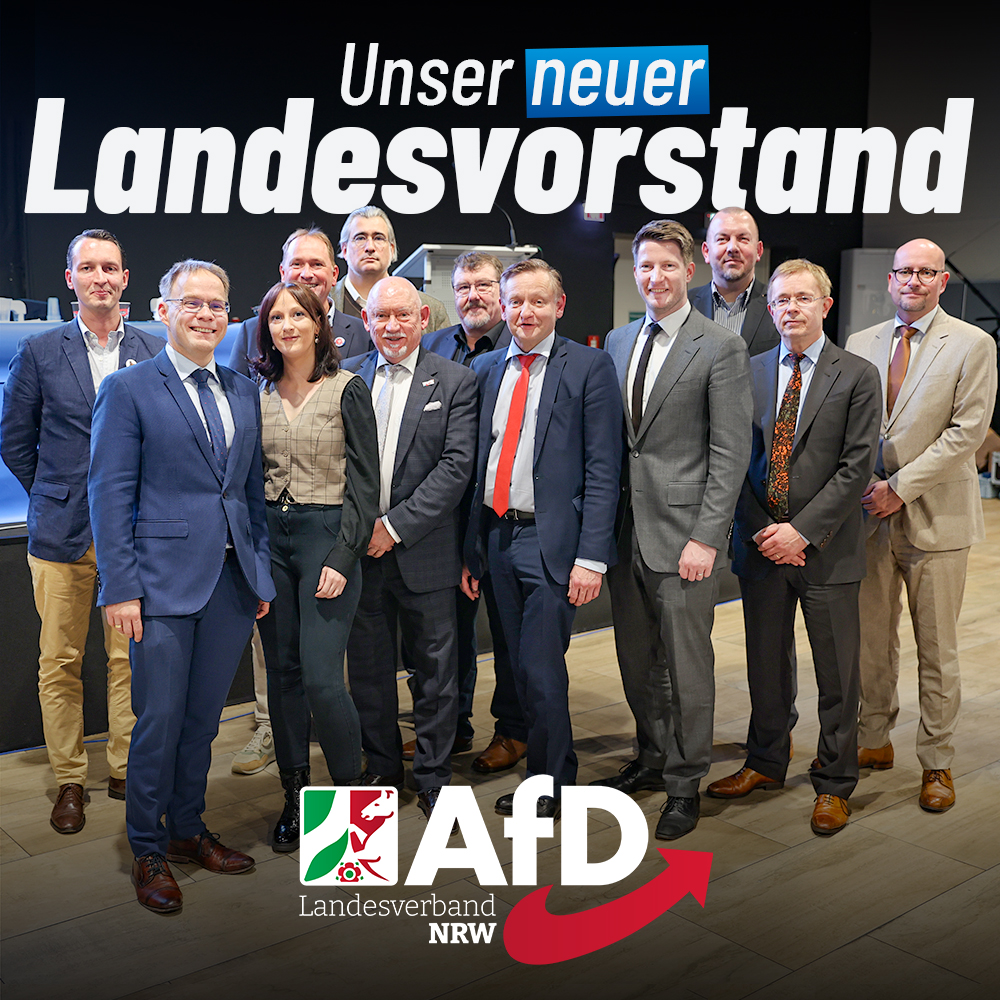 ++ Neuer Landesvorstand der #AfD #NRW konstituiert sich! ++
Dank an alle Delegierten, Helfer & Dienstleister für das großartige gemeinsame Wochenende & den professionellen Parteitag in #Marl.
Die jeweiligen Ämter finden Sie hier:
#Landesparteitag #LPT24
x.com/AlternativeNRW…