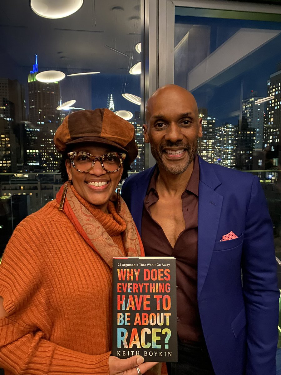 Last night I got to connect with @keithboykin and hear about his new important piece “Why Does Everything Have to Be About Race?” Run 🏃🏽‍♀️ to your local bookstore and get this book! A critical guide we need to navigate this historical moment. Thank you Keith!!
