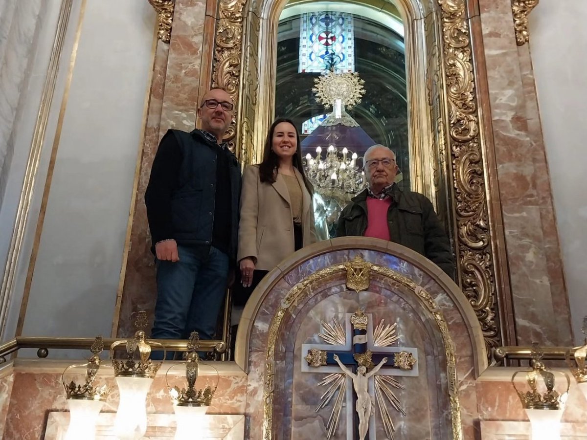 Hoy ha tenido lugar en la "Basílica del Lledó" la misa del Colegio Apostólico de Castellón y como cada año, la "Germandat" ha estado presente