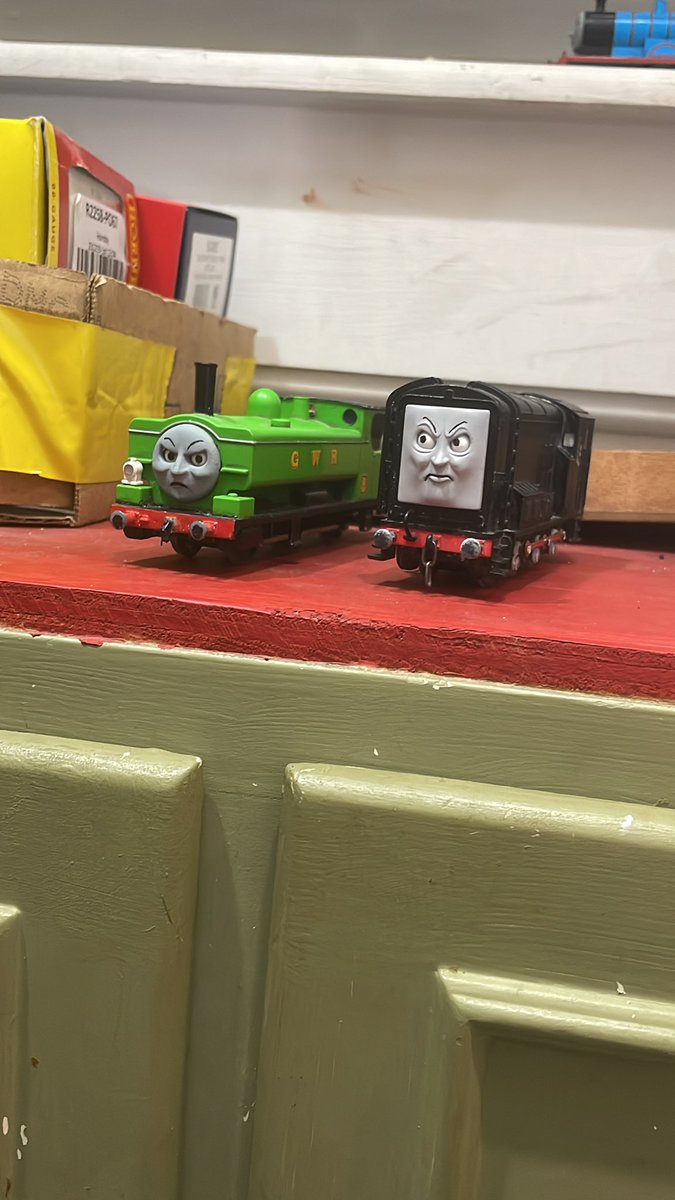 boolinbug (@dad5tealer) on Twitter photo The devious devil returned to Sodor
Go buy faces from <a href="/ThomasTankMerch/">Thomas Merchandise</a>
They’re peak 🙏 The devious devil returned to Sodor
Go buy faces from <a href="/ThomasTankMerch/">Thomas Merchandise</a>
They’re peak 🙏