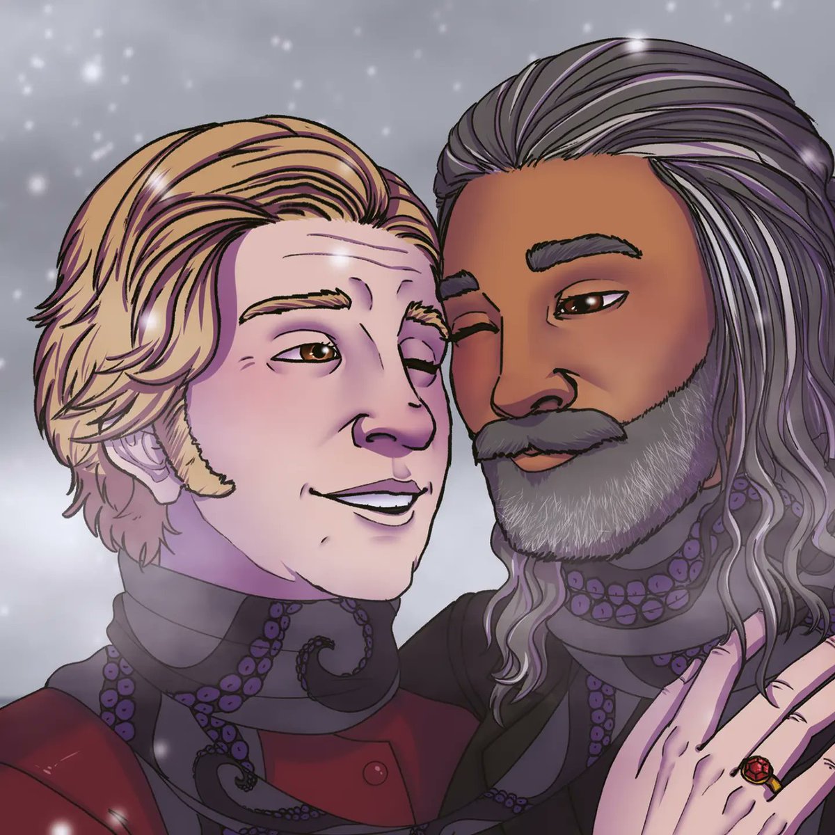 OFMD_calendar's tweet photo. It's starting to get cold and... what's that, snow? ❄️
Preview by @ninasbluetie

#ofmd_unofficialcalendar #ofmd #ourflagmeansdeath https://t.co/OT1GXYpA4H