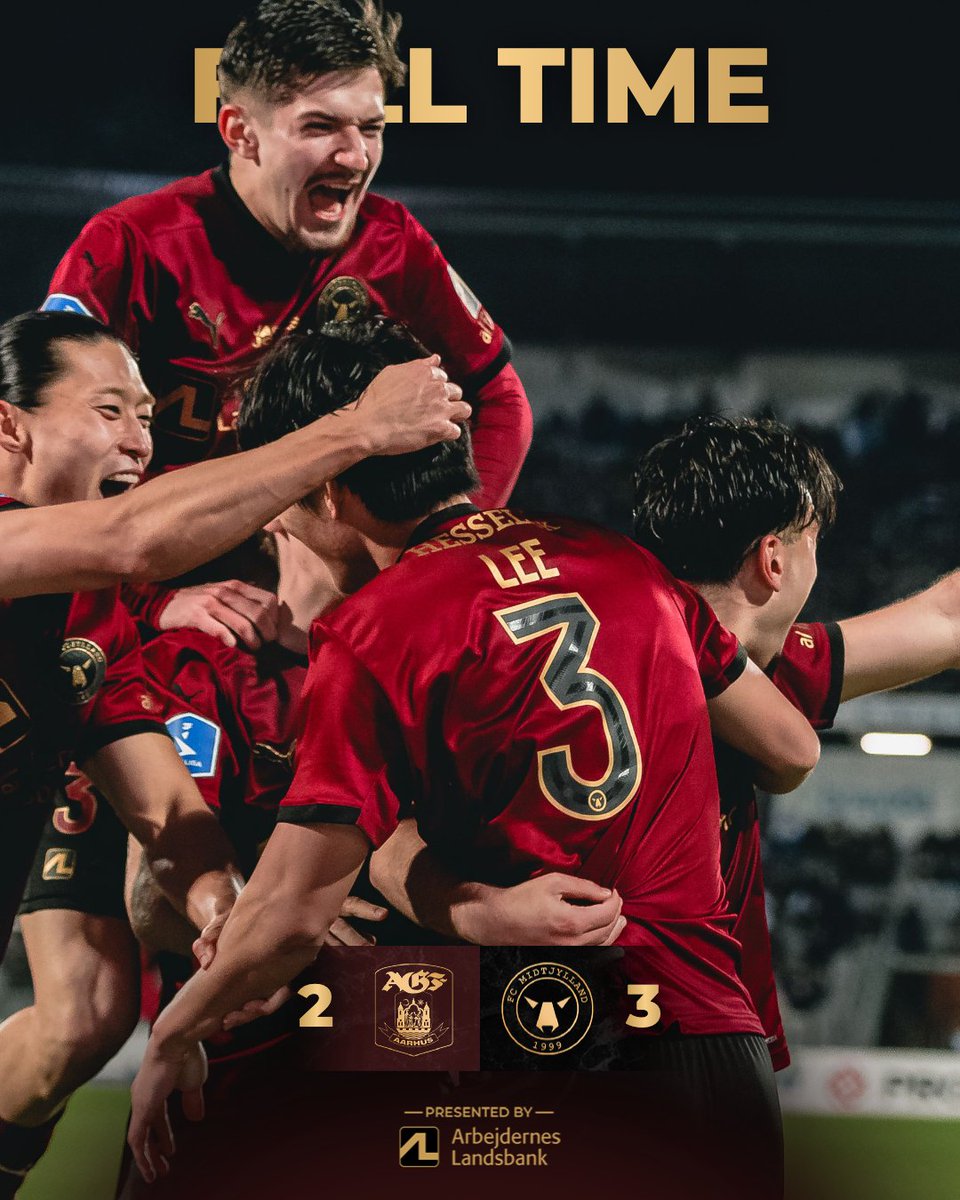 fcmidtjylland's tweet photo. UVIRKELIGT, DRENGE! FULDSTÆNDIG SINDSSYGT! 🤯

SEJR 9 MOD 11 👊

#AGFFCM https://t.co/3fRCjaqisH