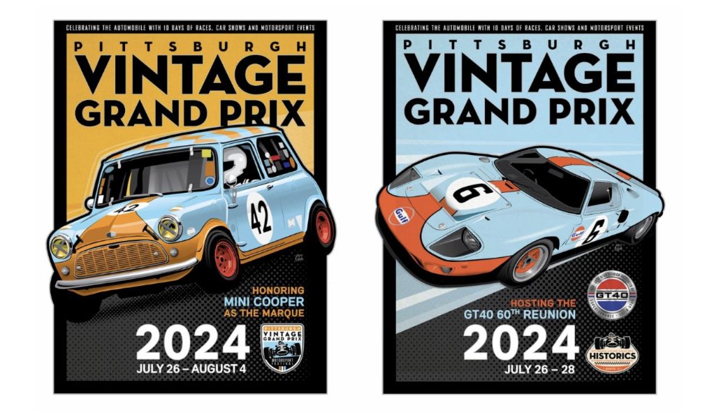 cdolan92's tweet image. Do you like the sound of V8 engines at 9,500 RPM?

Come to the Pittsburgh Vintage Grand Prix (#PVGP) this summer July 26-Aug 4.

Hosting 60th Reunion of Ford GT40

2 weekends:
   1) @PittRace, an amazing modern race complex
   2) Racing through the city streets of Pittsburgh