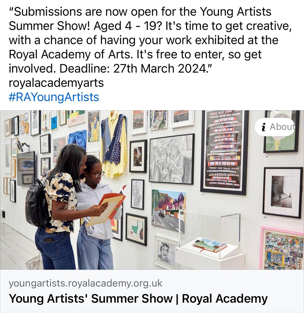 Enter now 👉 bit.ly/49R594V

<a href="/royalacademy/">Royal Academy</a>