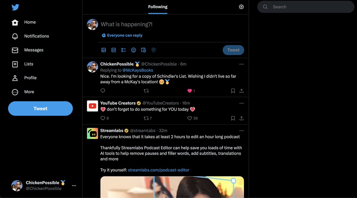 Trying out the "Control Panel for Twitter" Chrome extension today. Looks like it does a great job of cleaning up the interface! chromewebstore.google.com/detail/control…