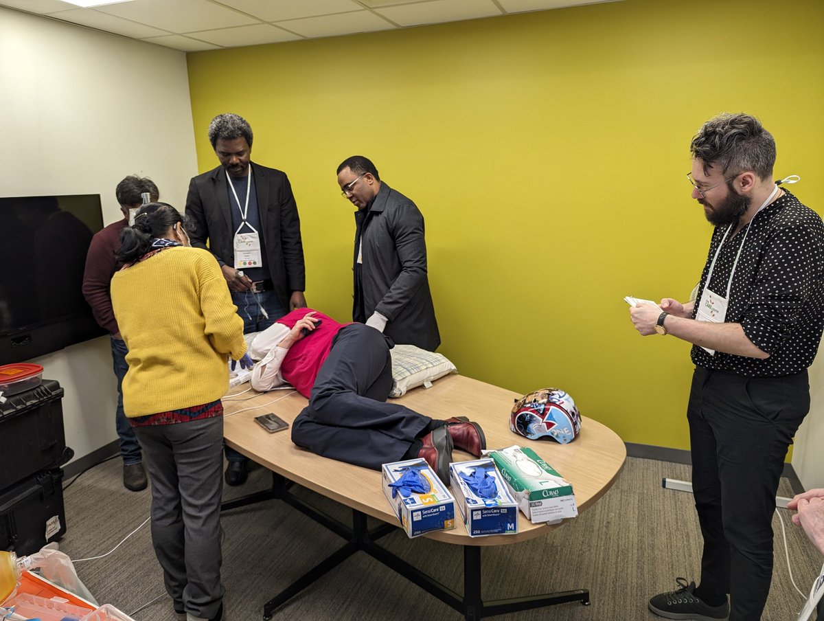 Working hard to save this head injured 12 year old... a few minutes later, her physiology is optimized and she is safely intubated. Great learning and practice . <a href="/practicereadybc/">Practice Ready Assessment - BC</a> @SRPCanada <a href="/srpc_residents/">SRPC Residents</a> <a href="/RCC_bc/">Rural Coordination Centre of BC (RCCbc)</a> <a href="/DoctorsOfBC/">Doctors of BC</a> <a href="/BCFamilyDoctors/">BC Family Doctors</a> <a href="/CFPC_e/">The College of Family Physicians of Canada</a>