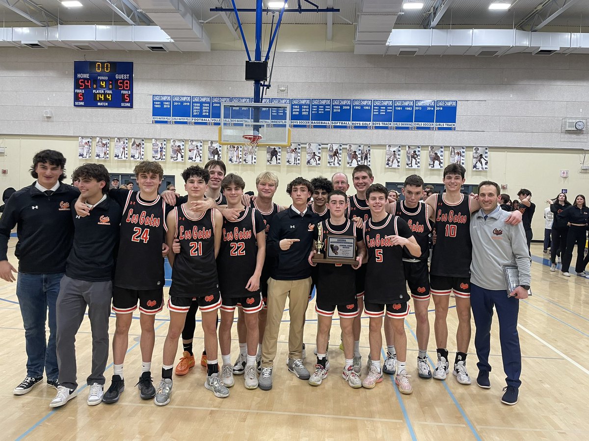 Congratulations to Los Gatos High School for winning the CCS Boys D-I Basketball Championship over Menlo-Atherton HS. Best of luck to both teams in the CIF Tournament.