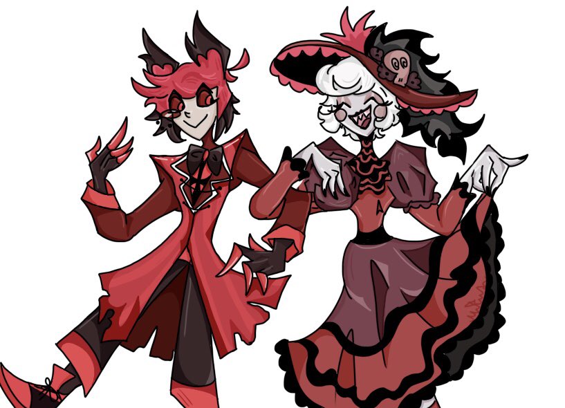 MsPudding_'s tweet photo. Maybe I AM obsessed with those sillies…

#HazbinHotel #HazbinHotelAlastor #HazbinHotelRosie #HazbinHotelFanart https://t.co/OKcu8XKDYH