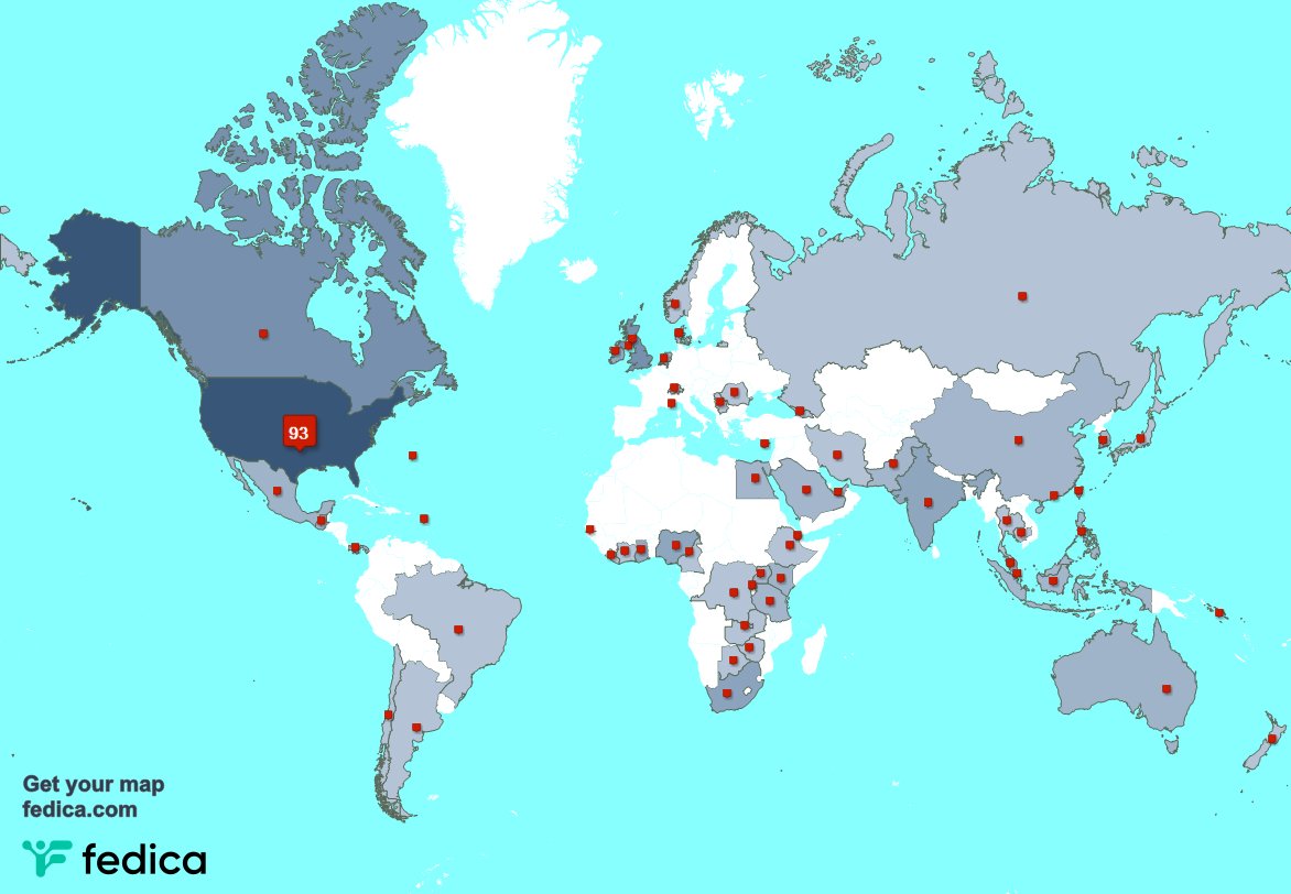Special thank you to my 2 new followers from USA, and more last week. fedica.com/!alexgeejr