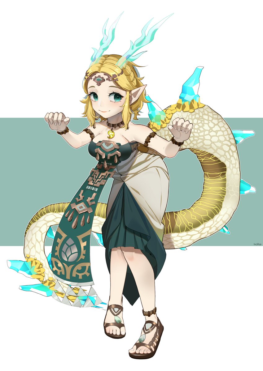 IvolIsa_'s tweet image. Zelda from Tears of the Kingdom!
... for the year of the dragon🐲