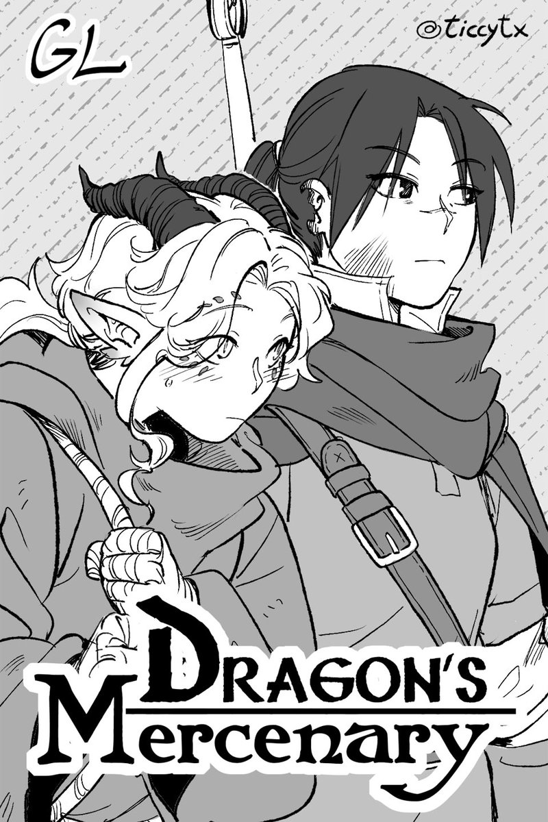 Dragon's Mercenary is now online on Webtoon and Tapastic 👀 Patreon has HUGE early access, but from now it will be slowly uploaded also outside as well! Links below!