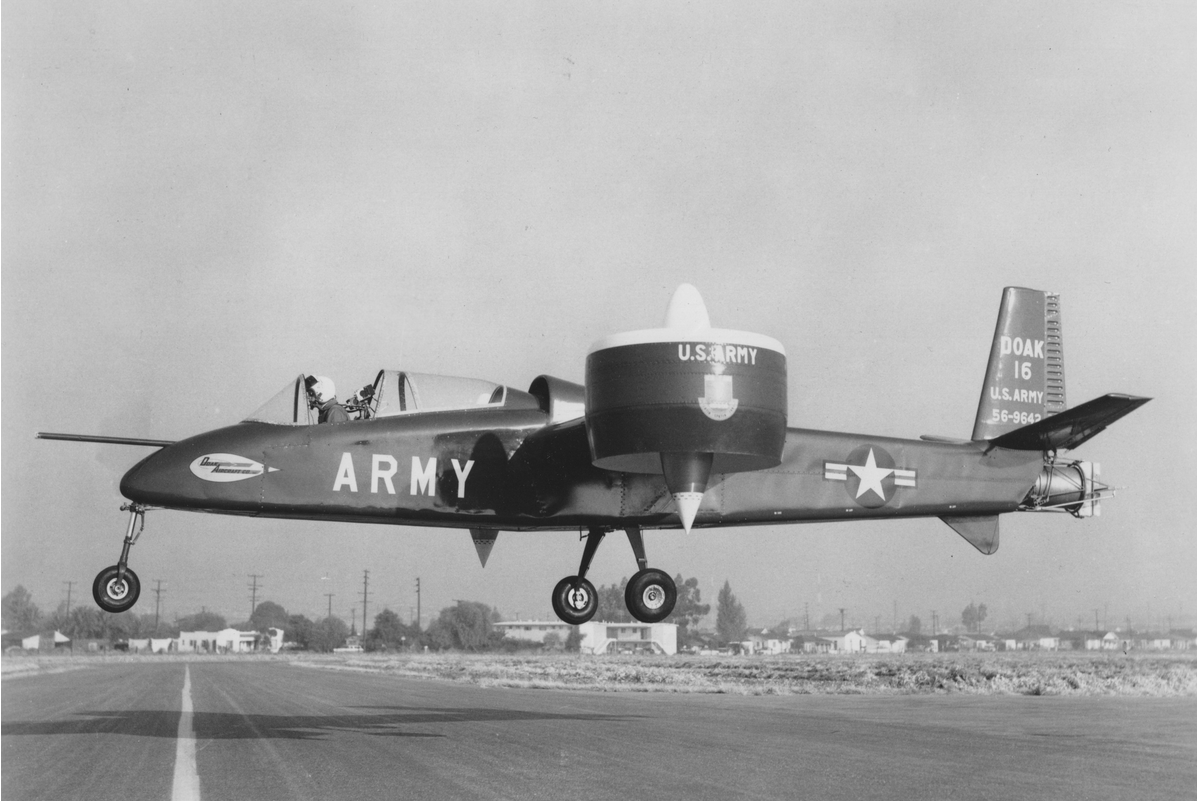 HeloHistory's tweet photo. Today in #VTOLHistory:
First flight of the Doak 16/VZ-4 — Tuesday, February 25, 1958.
The Doak 16 (US army designation VZ-4DA) was a tilt duct concept demonstrator aircraft. The first flight was a tethered flight.
https://t.co/xiEGhUPbNk https://t.co/zA4ovPxzwu