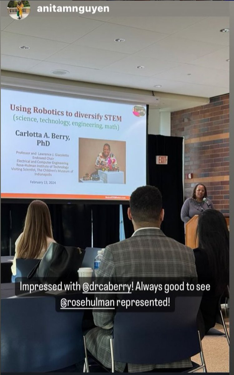 @NoireSTEMinist @TCMIndy Breakfast with the CEO 2/13/24 @TCMIndy #VisitingScientist #ChildrensMuseumOfindianapolis #NoireSTEMinist #STEM #DiversifySTEM #MySTEMIsForTheStreets #RoboticsForTheStreets NoireSTEMinist.com
Using Robotics To Diversify STEM (science, technology, engineering, math)