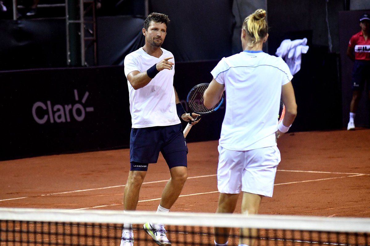 PrimerSetCol's tweet image. Nicolás Barrientos consigue el triunfo más importante de su carrera. El vallecaucano es campeón del ATP 500 de Río, haciendo dupla con el local Rafael Matos.