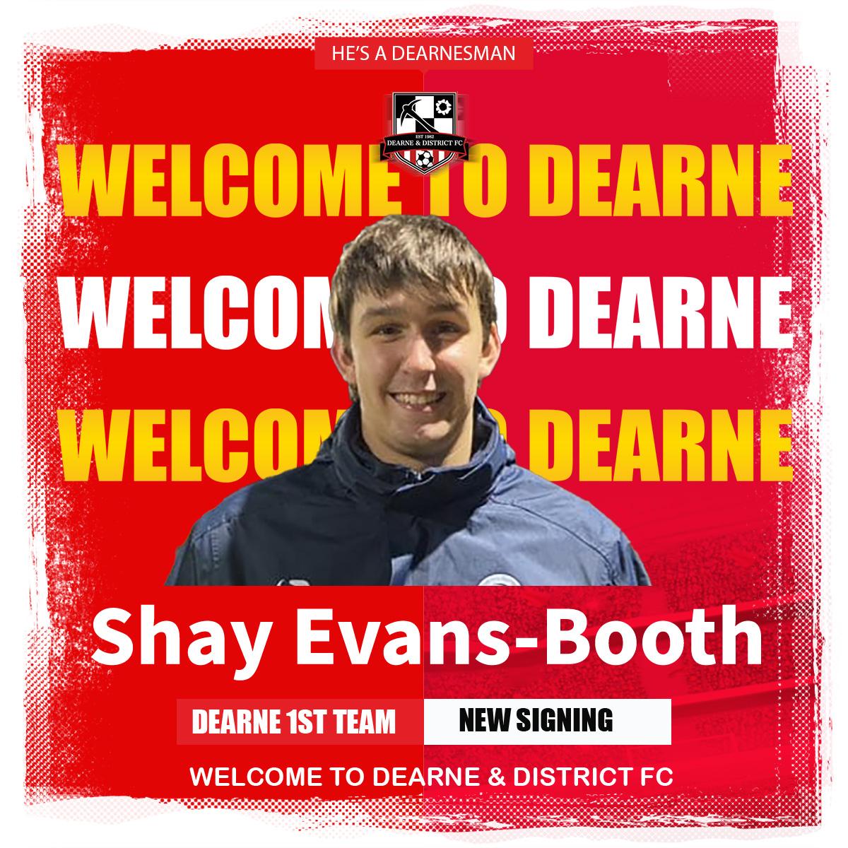 𝗘𝗩𝗔𝗡𝗦-𝗕𝗢𝗢𝗧𝗛 𝗦𝗜𝗚𝗡𝗦 ✍️

We are absolutely delighted to announce the signing of striker Shay Evans-Booth from <a href="/DoncasterCityFC/">Doncaster City F(C)</a>

Shay made 17 appearances for our rivals this season &amp; scored 20 goals.

The transfer is pending league approval. 

#wadadaw