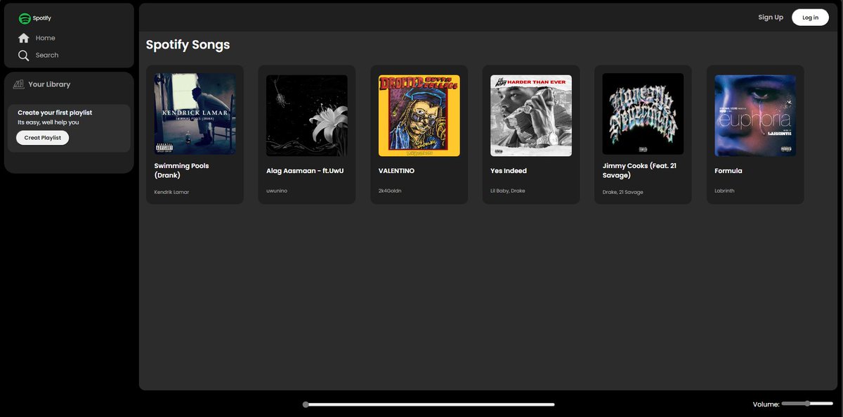 axtantt's tweet photo. from this to that,
working on the Spotify clone, many things needed to be added.

please give it a look by yourself.
https://t.co/xgpNLSfX4E

#javascript #CSS https://t.co/XyNn4RGoEK