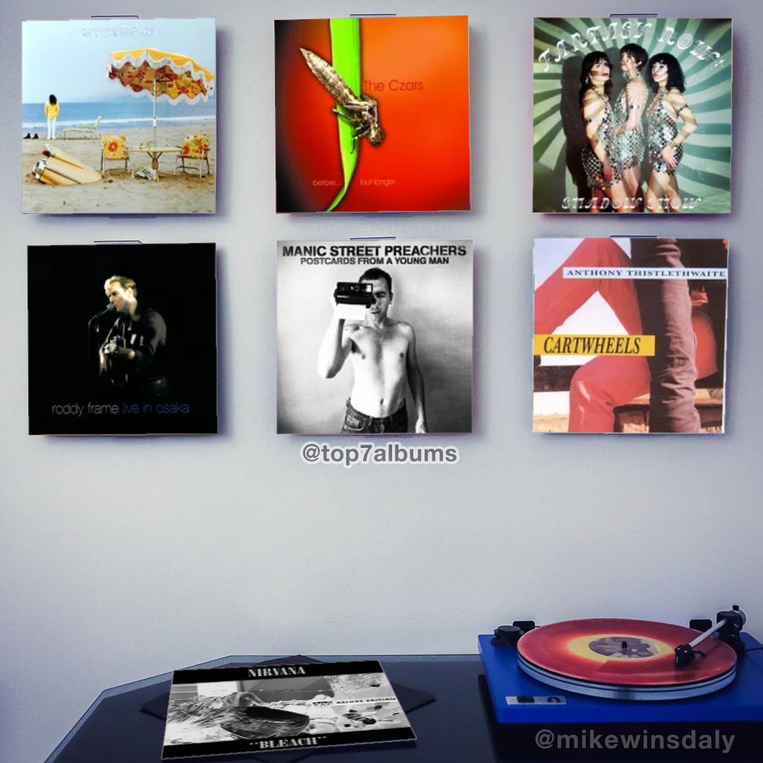 Some #RecentListening
Secret Measure - Cloth
Before… But Longer - The Czars
Fantasy Now! - Shadow Show
Live In Osaka - Roddy Frame
Postcards From A Young Man - Manic Street Preachers
Cartwheels - Anthony Thistlethwaite
Bleach - Nirvana