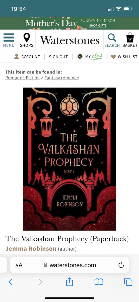 Browsing through Waterstones only to stumble upon <a href="/Jemma_Writes/">Jemma Robinson</a> new book. If you haven’t pre ordered The Valkashan Prophecy, I highly recommend you do, it’s one of my most  anticipated releases of the year