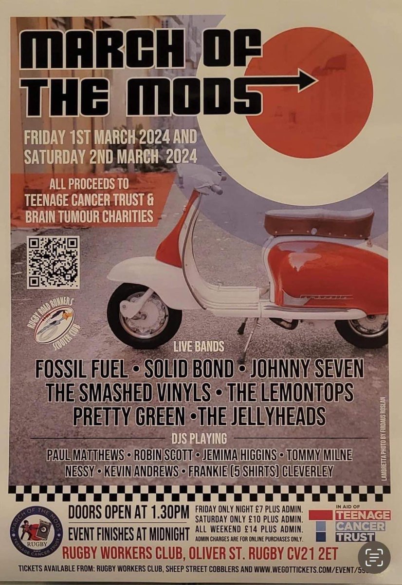 fossil_music's tweet photo. Friday 1st March - looking forward to this one https://t.co/t4ynLhVJLi