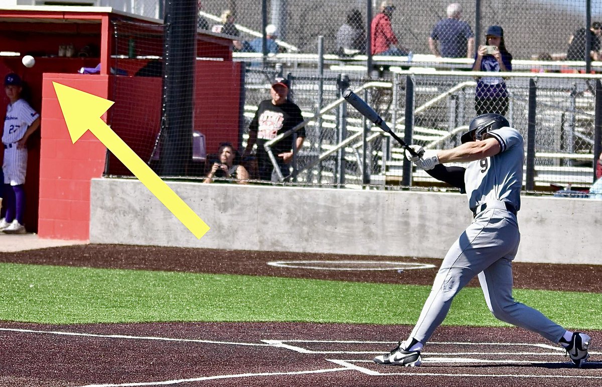 RonnyCollins9's tweet image. Stand up triple in the first tournament of the season - Carter Collins #cartercollins #grandviewzebras #zebranation