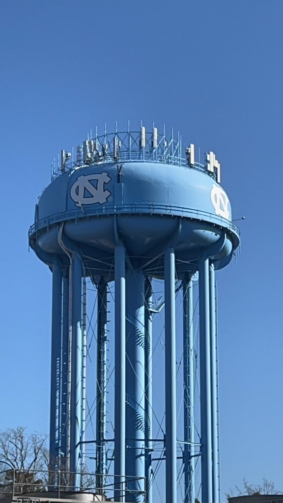 Please tell me you can see spring from up there. <a href="/UNCWaterTower/">UNC Water Tower</a>