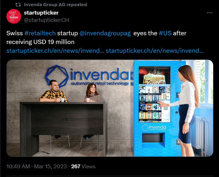 Panopticonomy's tweet photo. General data dump of archives on #INVENDA for future use -
New leadership -
https://t.co/yuU1vGWJNg
Industry write up
https://t.co/USUvlREpI1
Funders
https://t.co/B5cAw28luP
Funder - Mutschler: https://t.co/SD9V9LEmcI
Funders:
https://t.co/oFCp5fNokH
Funders - Point Break Capital Management LLC:
https://t.co/9Ip18iwevY
Point break Capital Management LLC brochure - much more detail here:
https://t.co/uXFZYEnpgO
Point break owner:
https://t.co/HmVPDmFwcC
Funders:
https://t.co/7ci87ZHF7g
"And it’s not just me that thinks so, as Invenda counts global brands Coca-Cola, Mars Wrigley, Lindt, and Sprüngli as clients, and operates subsidiaries in Serbia, Hong Kong and Sweden. Invenda Group’s $7.59 million seed funding was led by former Emmi CEO and Head of M-Industry at Migros, Walter Huber,
and financial specialist Gregor Greber, with Gaydoul Group and former CEO of Denner Philippe Gaydoul also participating."
Notes: Some companies connected to them will install the machines for FREE. Neat eh?