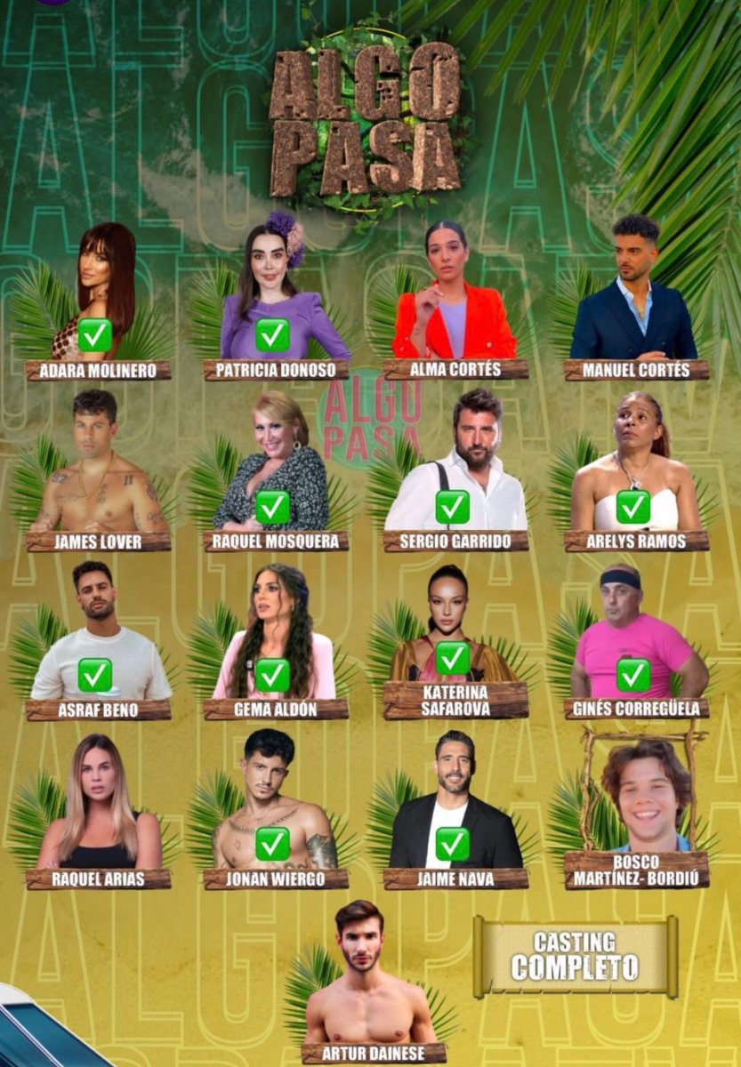 Que casting os gusta más?? el de #Supervivientes2024 o #Supervivientes2023