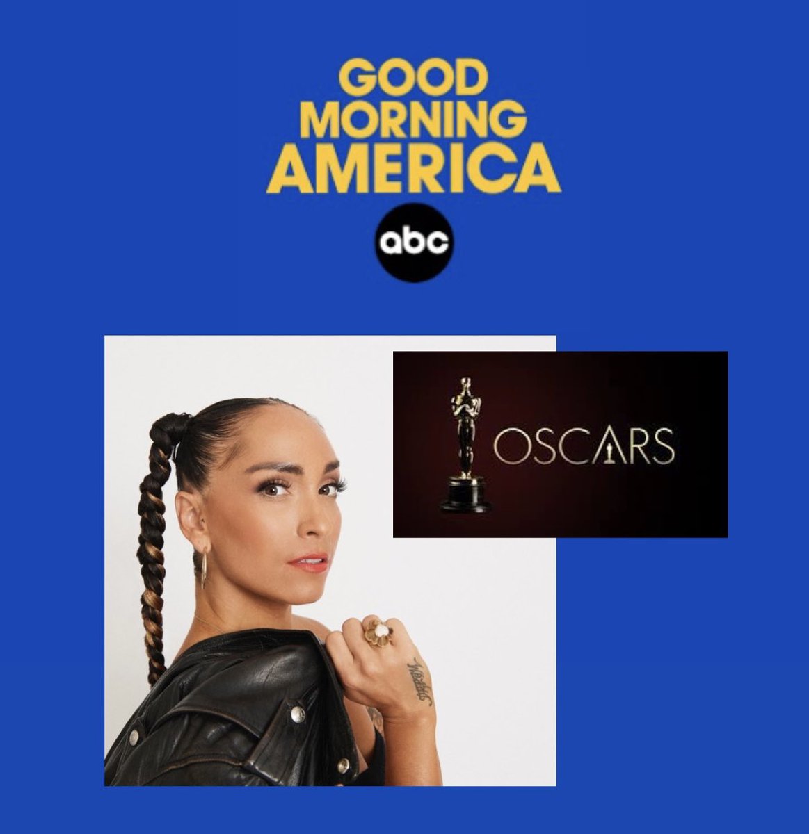 Let's get red carpet ready 🎞 Tune in to @goodmorningamerica tomorrow 2/26 at ~8:45am EST for a fun fitness x Oscars segment ✨ abc.com/shows/oscars/n…