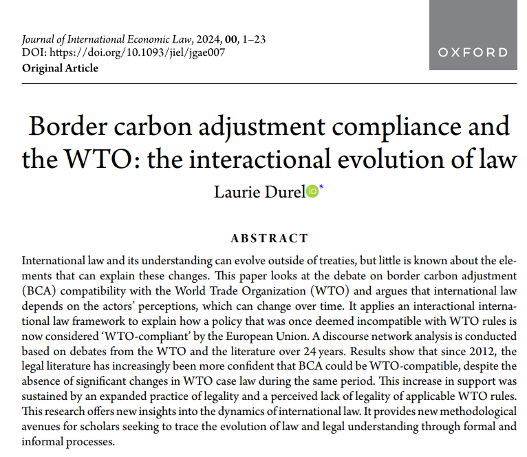 Thrilled to see my first single-author paper published in @JIEL_OUP !