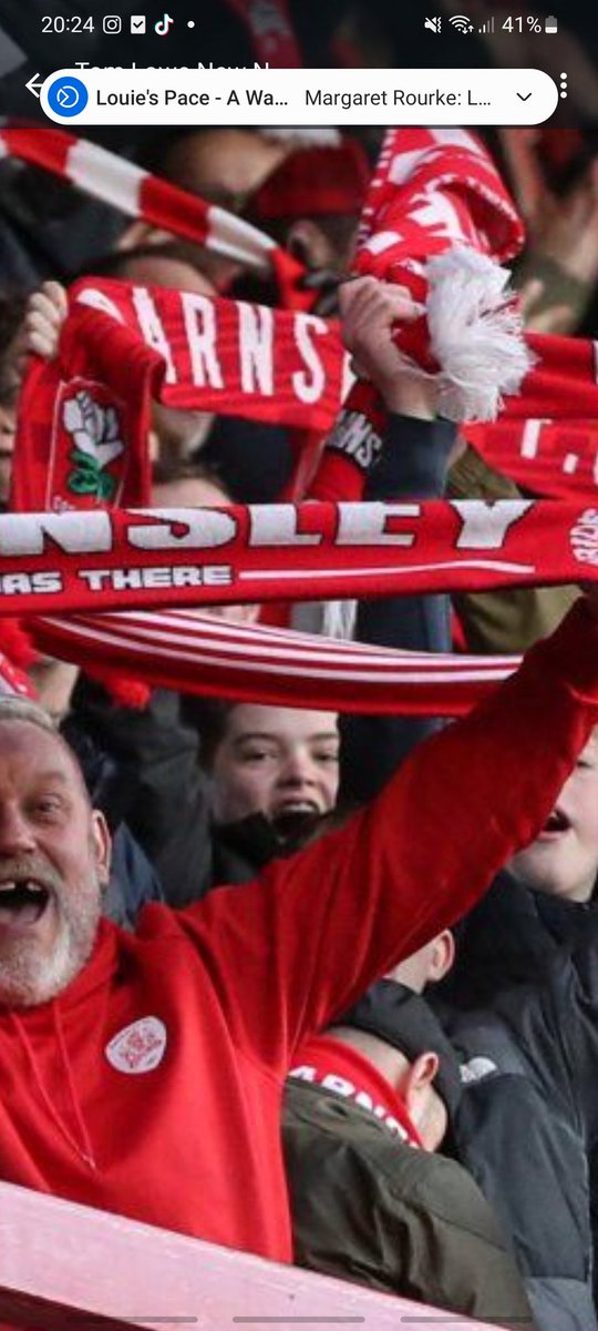 We've just had a game of Where's the wally 🤣🤣🤣 Louie's big brother Jake at Oakwell yesterday @BarnsleyFC ❤️ YouReds! Louie is now begging us to go to foot'ballllllll, watch out for him reds