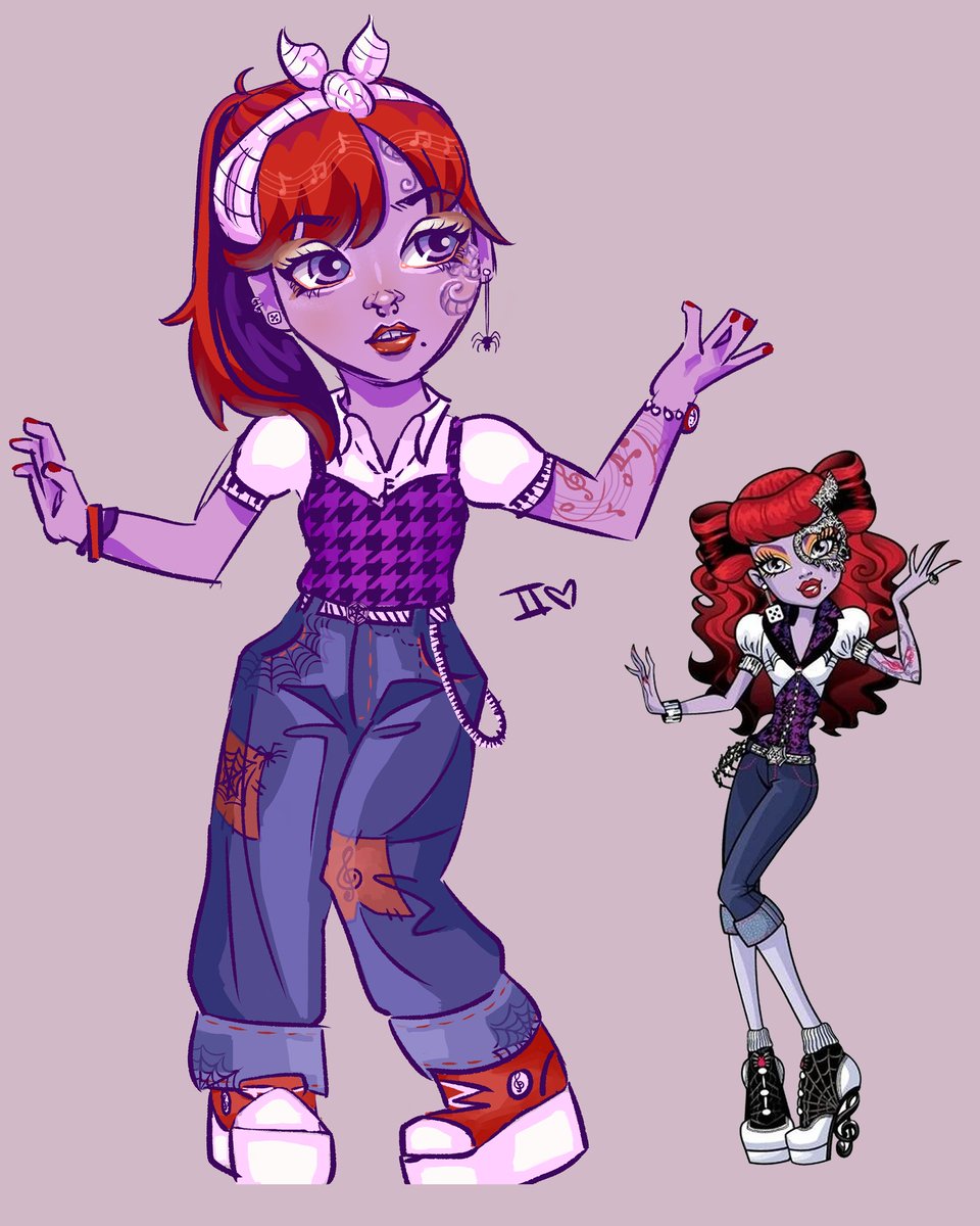 my g3 operetta redesign! ive been thinking ab her and monster high lately,,,, she's my fav please put her in the reboot PLEASE