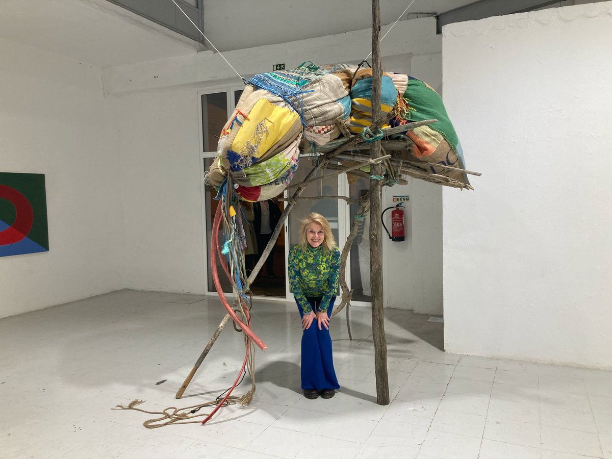 Evolution of my latest piece Sack, made from found/#recycledmaterials, created during my PADA residency, Portugal. #sculpture #textilesart #jute #siteresponsive